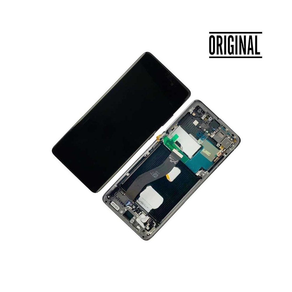 Pantalla para Samsung S21 Ultra 5G /G998 Blanca/Plata (Original Service Pack)