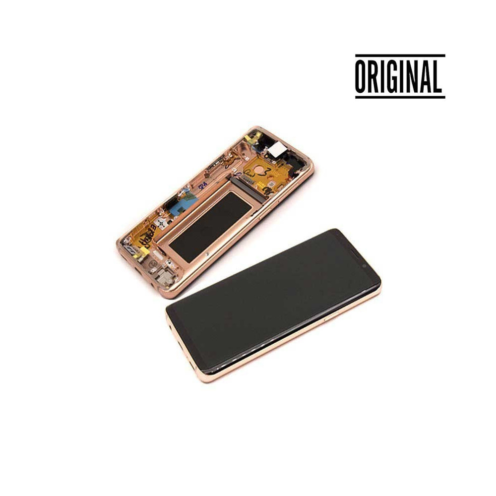 Pantalla para Samsung S9 /G960 Oro (Original Service Pack)