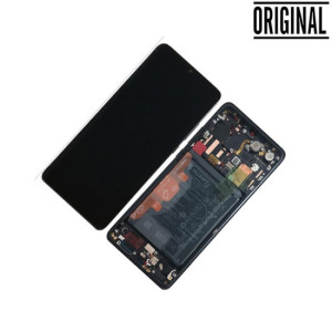 Pantalla para Huawei P30 Pro (2019) Con Marco Negro Original Servicepack