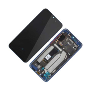 Pantalla para Xiaomi Mi 9 SE con Marco Azul (Original Service Pack)
