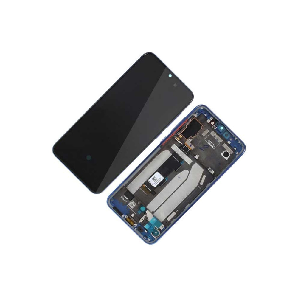Pantalla para Xiaomi Mi 9 SE con Marco Azul (Original Service Pack)