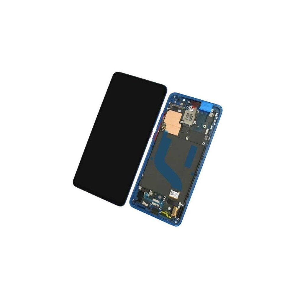 Pantalla para Xiaomi Mi 9T con Marco Oscuro Azul (Original Service Pack)