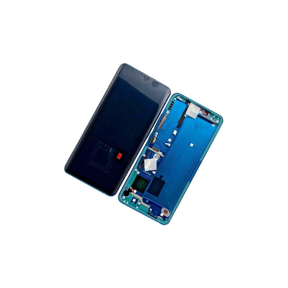 Pantalla para Xiaomi Mi Note 10 /Note 10 Pro /Note 10 Lite con Marco Azul (Original Service Pack)