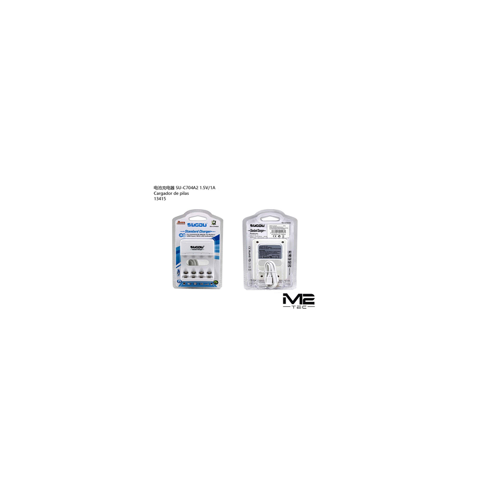 Cargador de bateria SU-C704A2 1,5V/1A