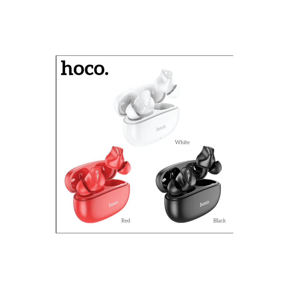 Auricular inalambrico por conexion bluetooth Borofone Hoco. EW17 Roja