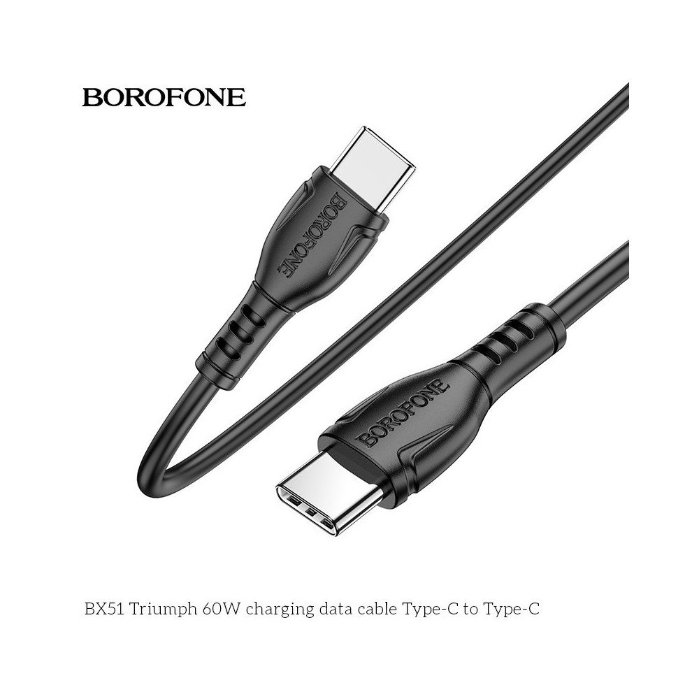 Cable Tipo C a Tipo C 20W Borofone BX51