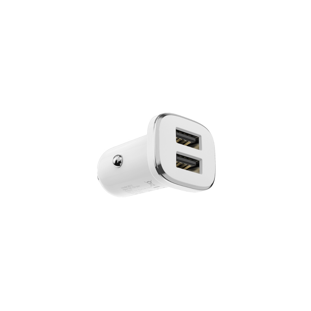 Cargador Lightning para coche com 2Usb Borofone BZ12 2.4A