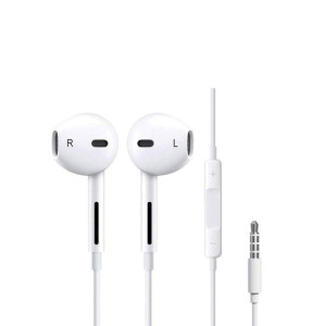 Auriculares estereo con Aislamiento de Ruido para iPhone Blanco