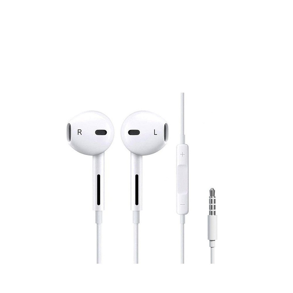 Auriculares estereo con Aislamiento de Ruido para iPhone Blanco