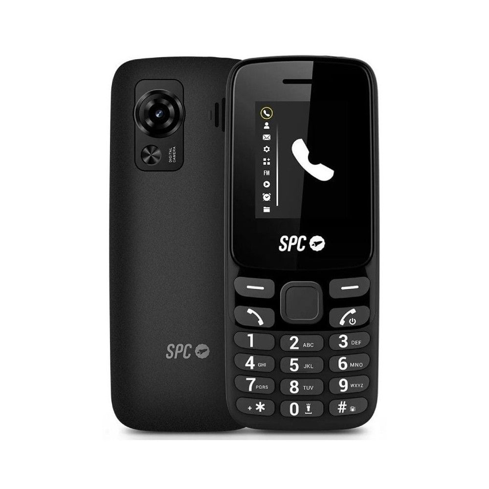 Teléfono móvil spc talk 2 go para personas mayores/ negro