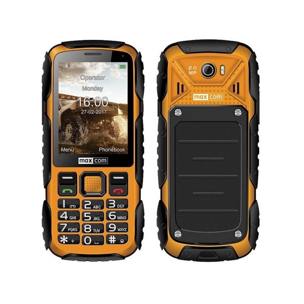 Teléfono móvil ruggerizado maxcom mm920/ amarillo