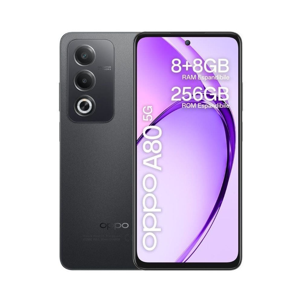 Smartphone oppo a80 8gb/ 256gb/ 6.67'/ 5g/ negro