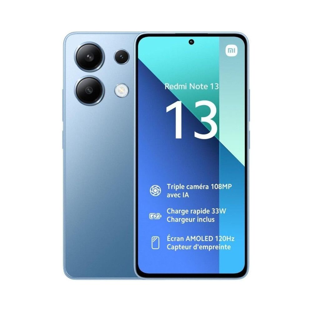 Smartphone xiaomi redmi note 13 nfc 8gb/ 256gb/ 6.67'/ azul