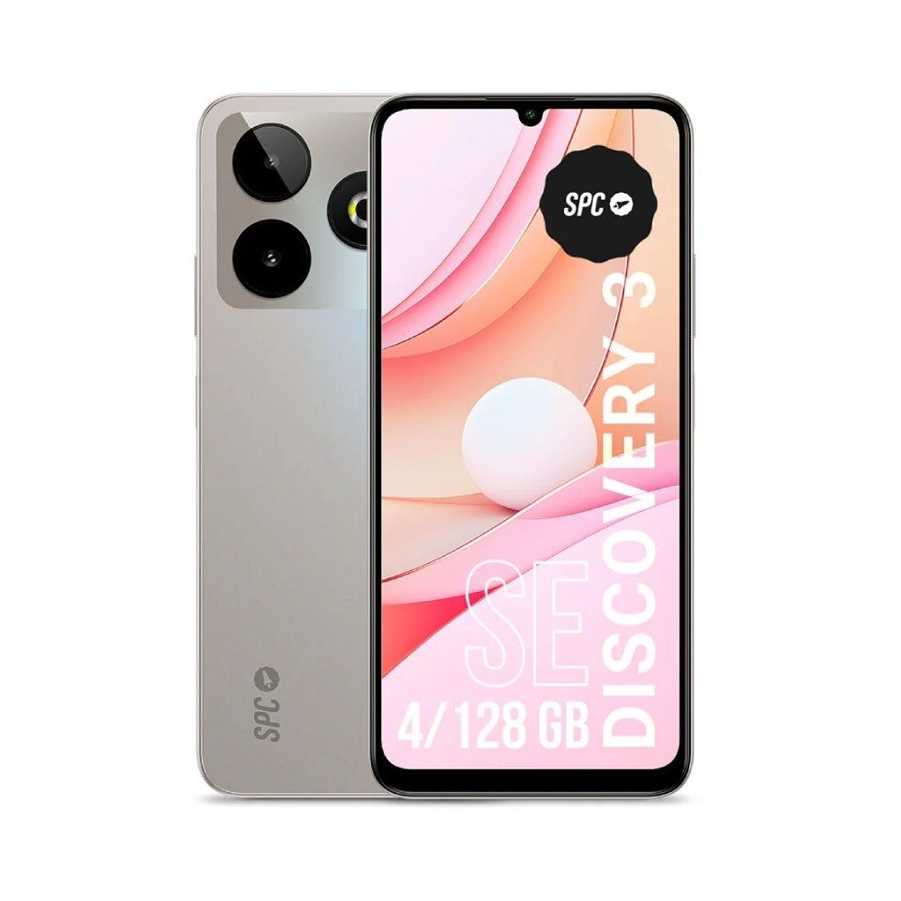 Smartphone spc discovery 3 se 4gb/ 128gb/ 6.8'/ gris claro
