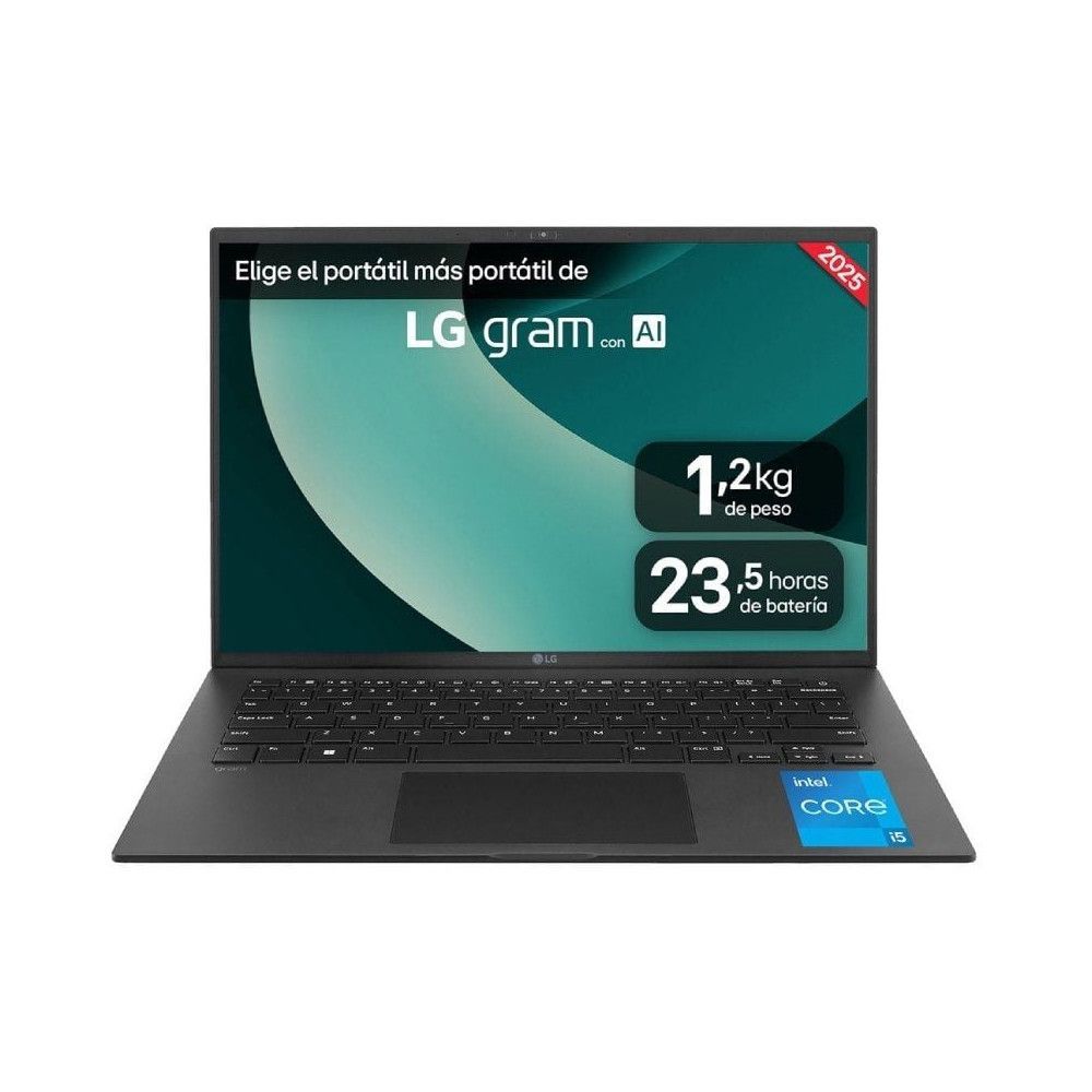 Portátil lg gram 16zd90ru-g.ax55b intel core i5-1334u/ 16gb/ 512gb ssd/ 16'/ sin sistema operativo