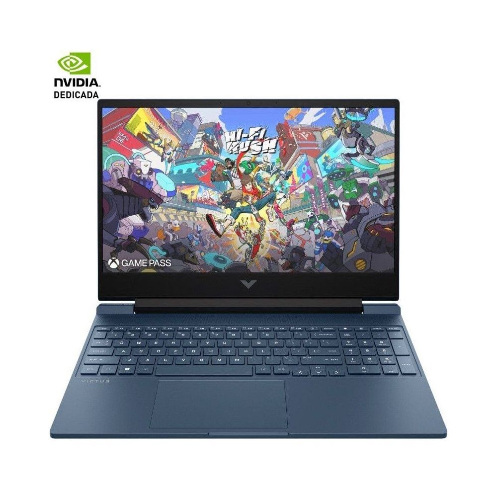 Portátil gaming hp victus 15-fa2039ns intel core 7-240h/ 32gb/ 1tb ssd/ geforce rtx 5060/ 15.6'/ sin sistema operativo