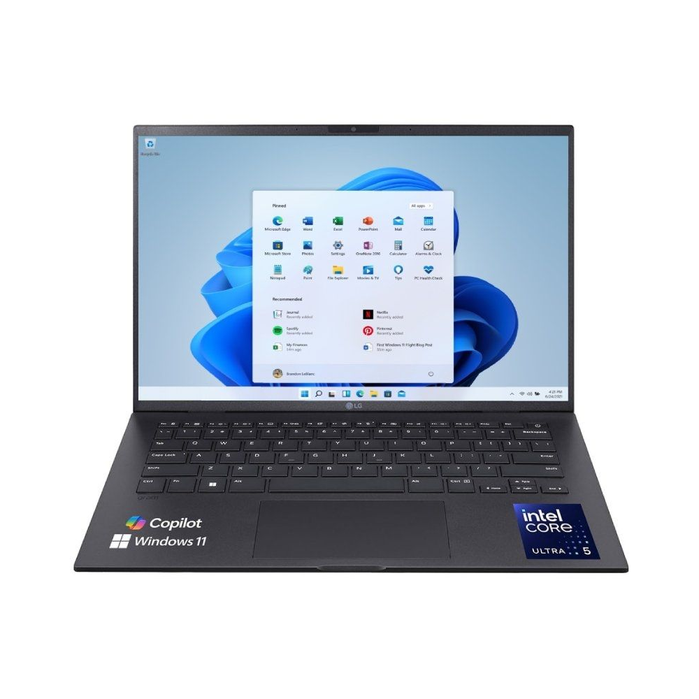 Portátil lg gram 14z90s-v.ap75b intel core ultra 7-155h/ 16gb/ 512gb ssd/ 14'/ win11 pro
