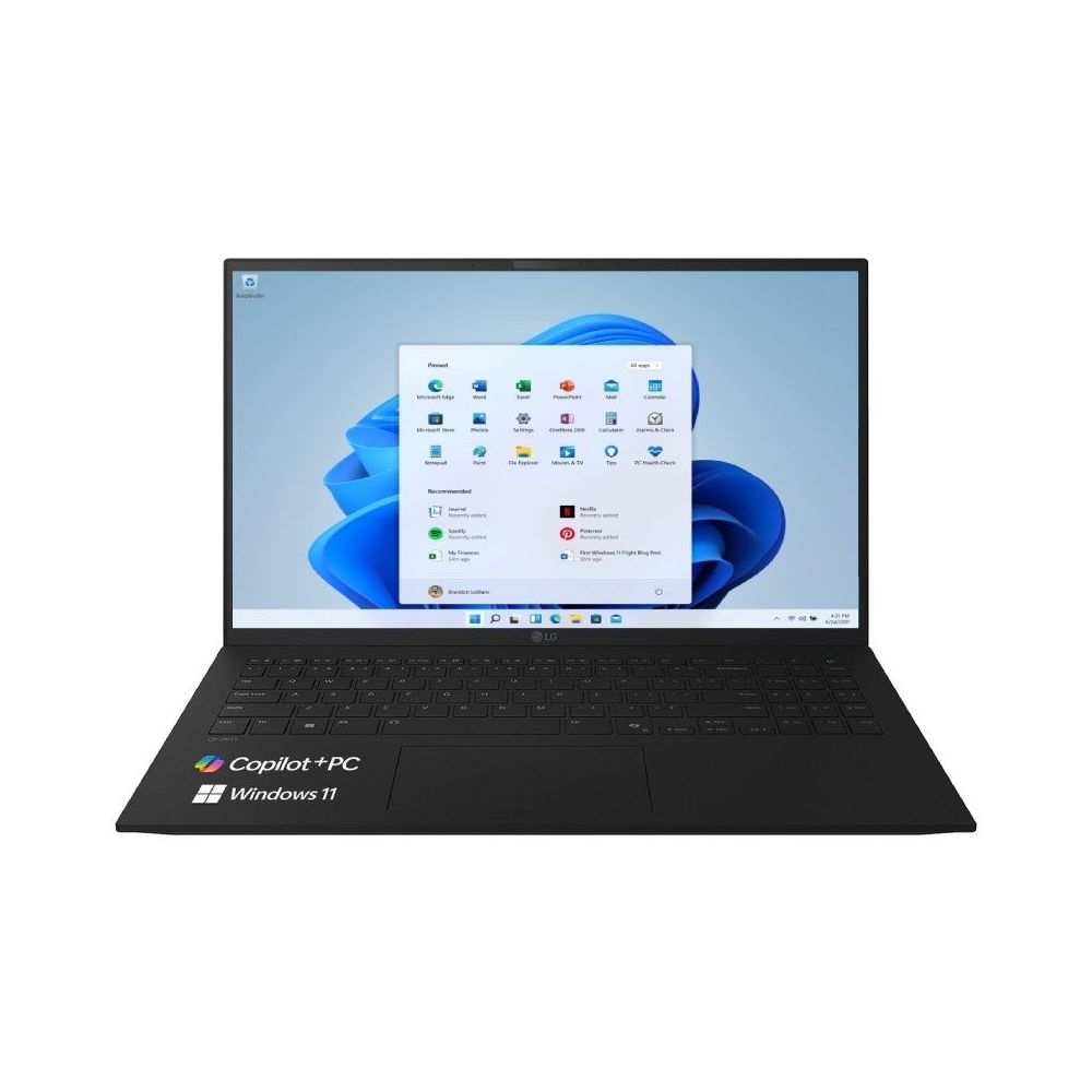Portátil lg gram 15z80t-g.au75b ryzen ai 7-350/ 16gb/ 512gb ssd/ 15.6'/ win11