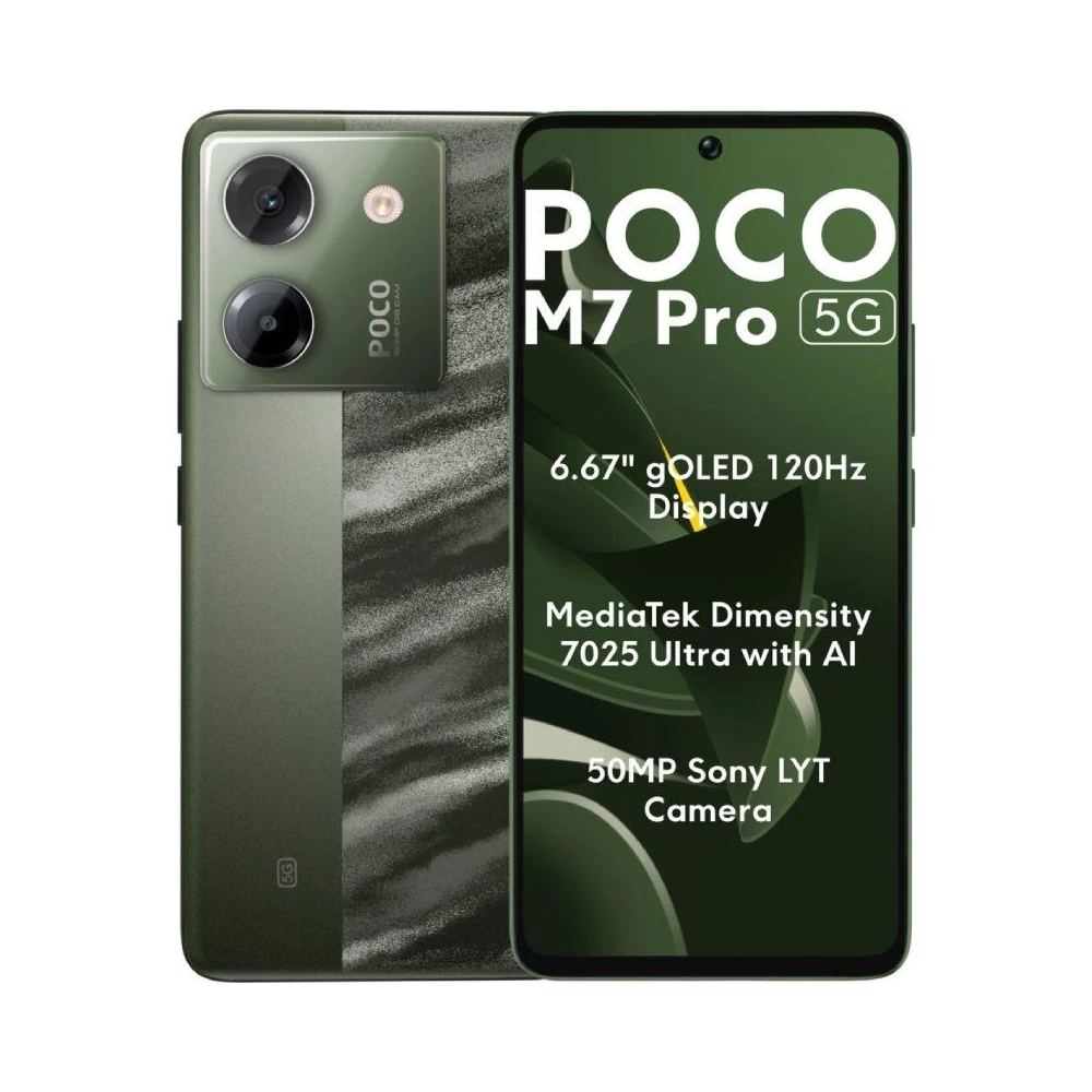 Smartphone xiaomi poco m7 pro 12gb/ 512gb/ 6.67'/ 5g/ verde