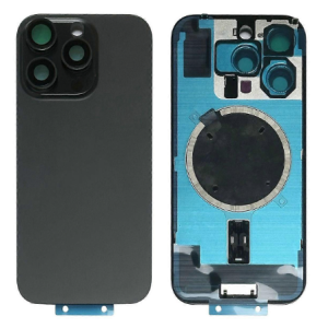 Tapa trasera para  iPhone 16 Pro Max Con Lente de Cámara Titanio Negro +Magsafe