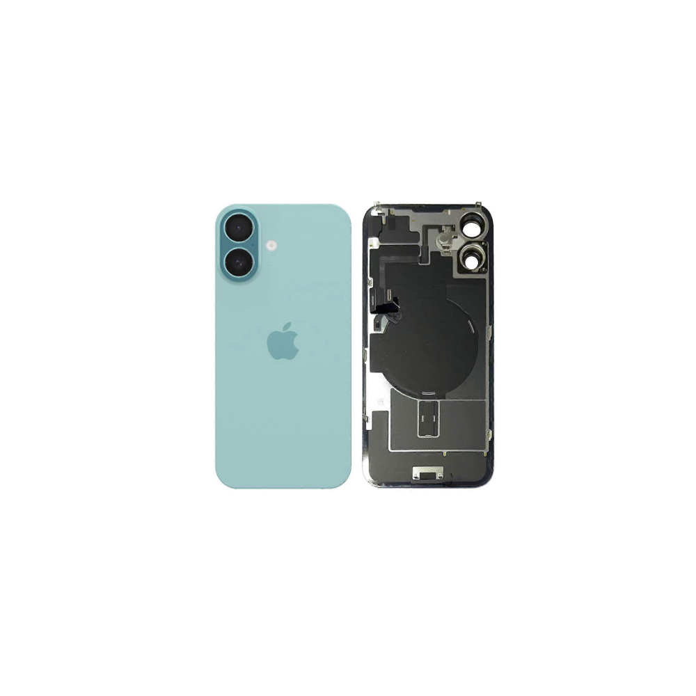 Tapa trasera para  iPhone 16 Plus Con Lente de Cámara Verde+Magsafe