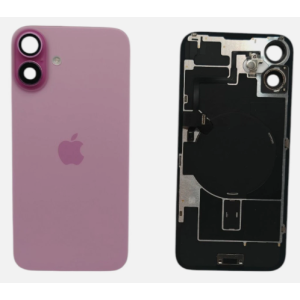 Tapa trasera para  iPhone 16 Plus Con Lente de Cámara Rosa+Magsafe
