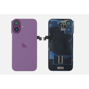 Tapa trasera para  iPhone 16 Con Lente de Cámara Rosa+Magsafe