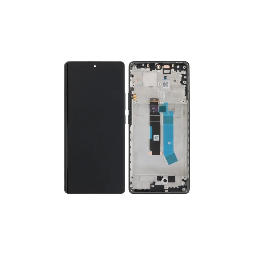Pantalla Completa para Xiaomi Redmi Note 14 Pro 5G (2025) con Marco Negro (Original Service Pack)
