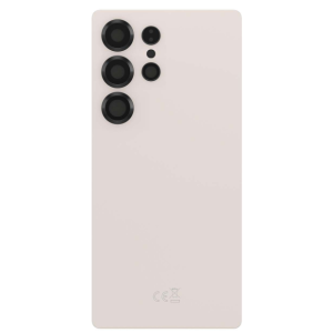 Tapa Trasera con Lentes para Samsung Galaxy S25 Ultra SM-S938 Oro/Rosa