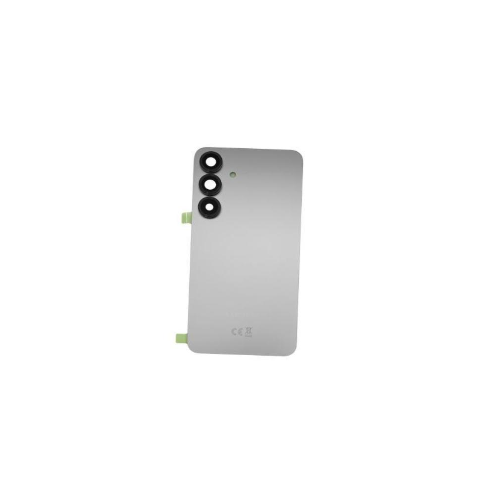 Tapa Trasera con Lentes para Samsung Galaxy S25 Plus SM-S936  Gris/Plata