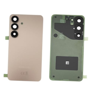 Tapa Trasera con Lentes para Samsung Galaxy S25 SM-S931 Oro/Rosa