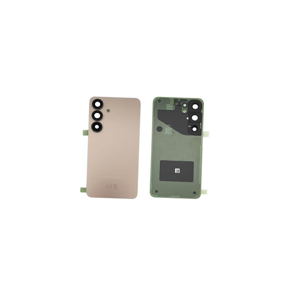 Tapa Trasera con Lentes para Samsung Galaxy S25 SM-S931 Oro/Rosa