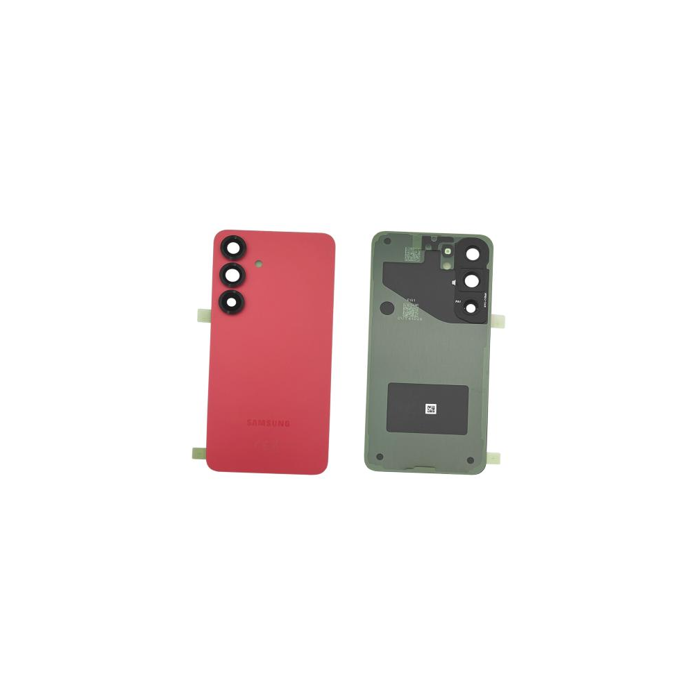 Tapa Trasera con Lentes para Samsung Galaxy S25 SM-S931 Rojo