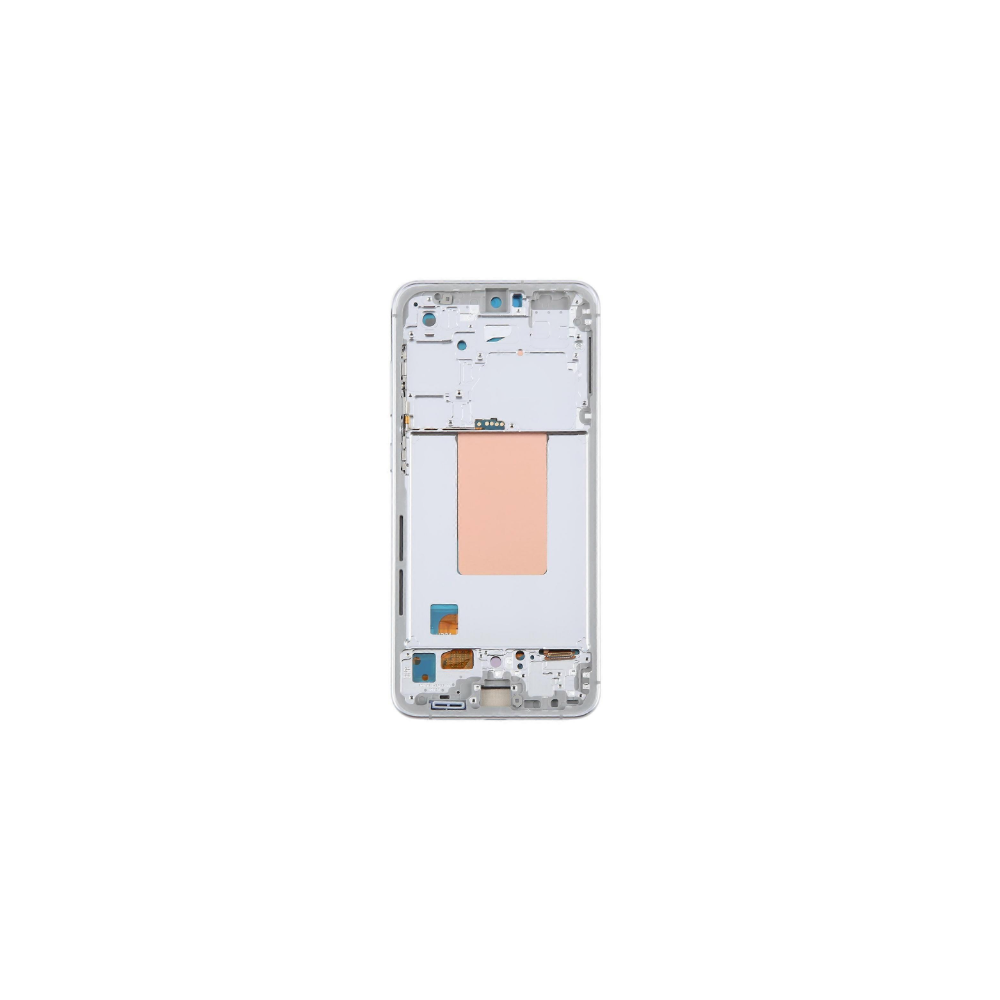 Pantalla completa para Samsung Galaxy S24 FE con Marco Blanco (Original Service Pack)