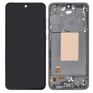 Pantalla completa para Samsung Galaxy S24 FE con Marco Negro (Original Service Pack)