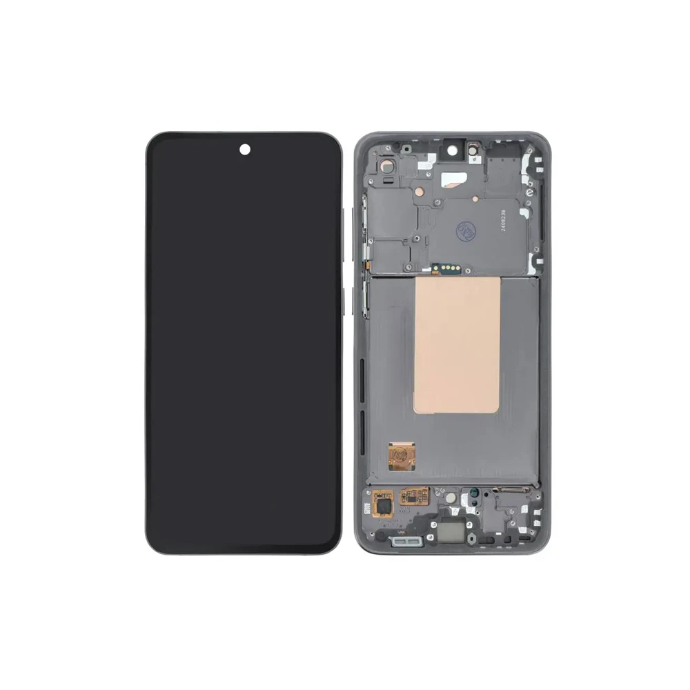 Pantalla completa para Samsung Galaxy S24 FE con Marco Negro (Original Service Pack)