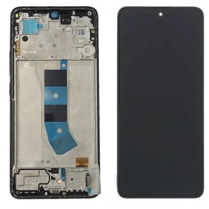 Pantalla completa para Mi Xiaomi Redmi Note 13 4G 23129RAA4G Con Marco Negro (OLED)