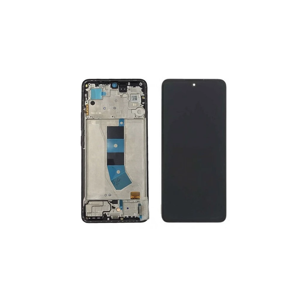 Pantalla completa para Mi Xiaomi Redmi Note 13 4G 23129RAA4G Con Marco Negro (OLED)