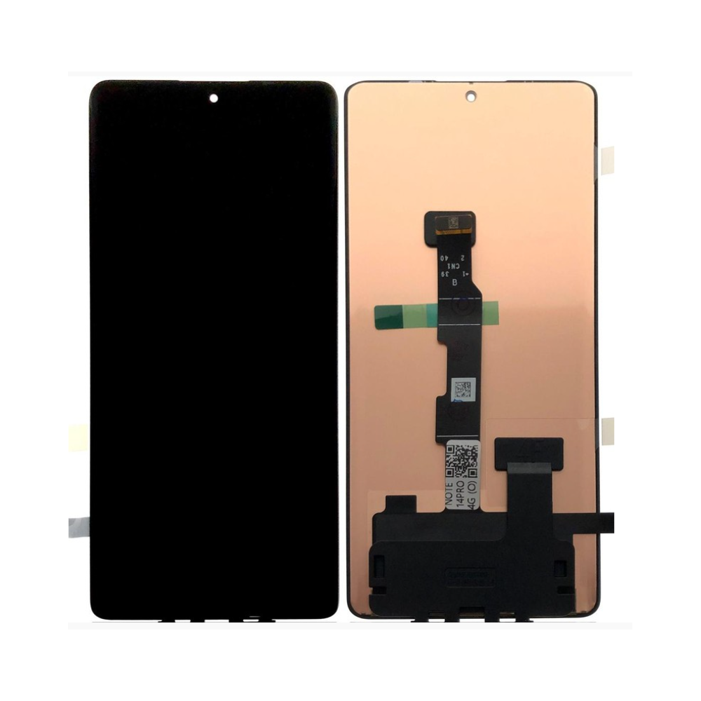 Pantalla completa para Xiaomi Redmi Note 14 Pro 4G 24116RACCG Sin Marco Negro INCELL