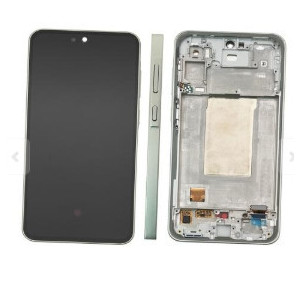 Pantalla para Samsung A366 (A36 5G 2025) Con Marco Verde (Original Service Pack)