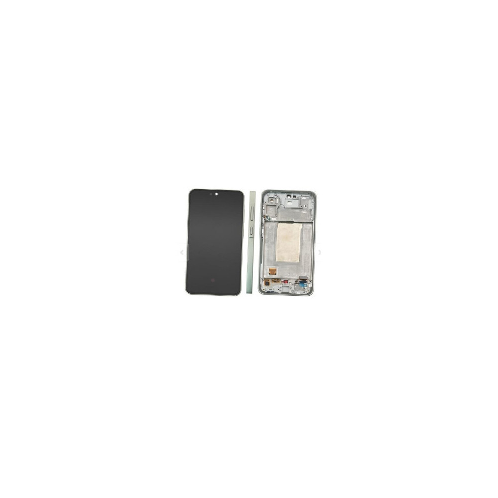 Pantalla para Samsung A366 (A36 5G 2025) Con Marco Verde (Original Service Pack)