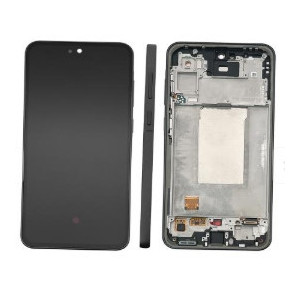 Pantalla para Samsung A366 (A36 5G 2025) Con Marco Negro (Original Service Pack)