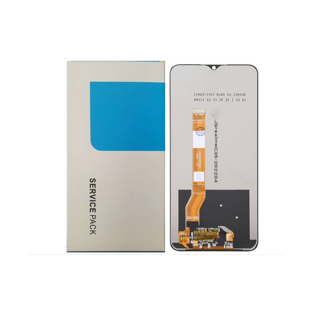 Eu_Pantalla para Realme C35 / Narzo 50A Prime (4G) (2022) Sin Marco (Original Service Pack) Fabricado Europa