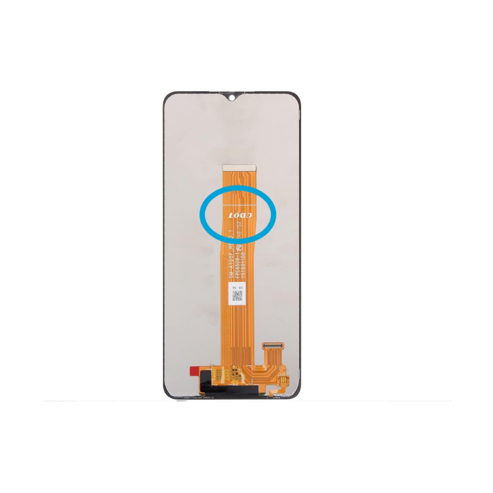 Eu_Pantalla para Samsung A127 (A12 2021) Sin Marco (Original Service Pack) Fabricado Europa