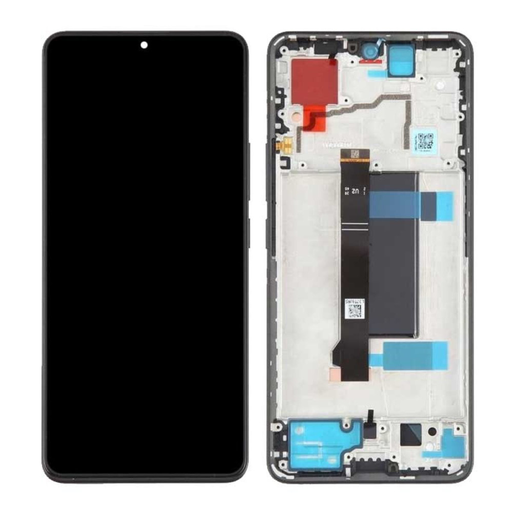Pantalla Redmi Note 13 Pro 5G Con Marco AZUL (Original Service Pack)