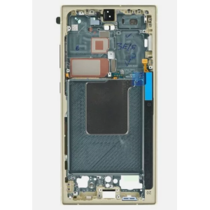 Pantalla completa para Samsung S928 (S24 Ultra 5G 2024) Con Marco Amarillo (Original Service Pack)