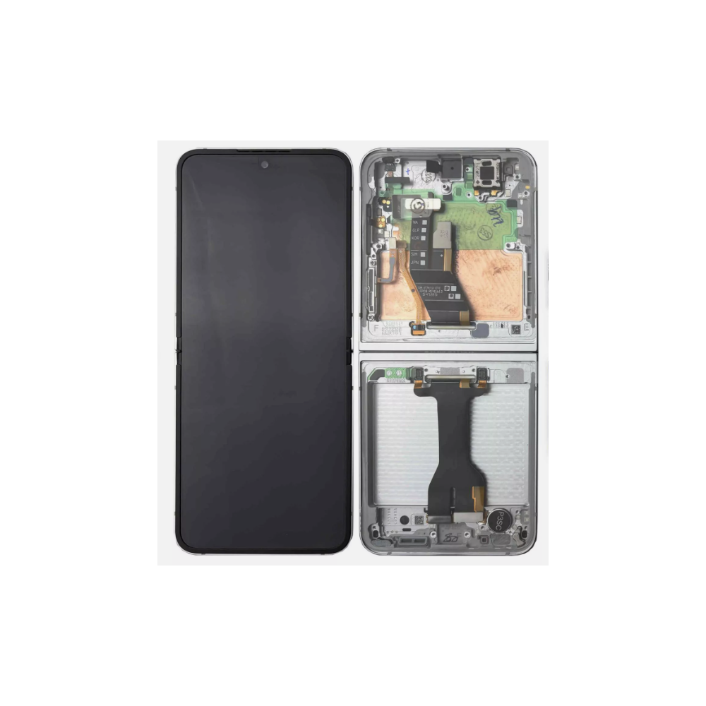 Pantalla para Samsung Z Flip 6/F741 Con Marco Interna Gris (Original Service Pack)