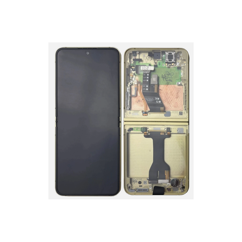 Pantalla para Samsung Z Flip 6/F741 Con Marco Interna Verde (Original Service Pack)