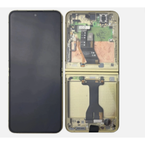 Pantalla para Samsung Z Flip 6/F741 Con Marco Interna Amarillo (Original Service Pack)