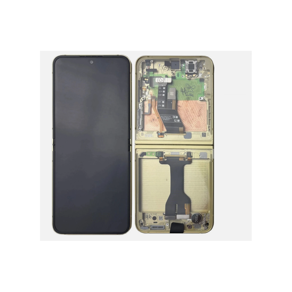 Pantalla para Samsung Z Flip 6/F741 Con Marco Interna Amarillo (Original Service Pack)